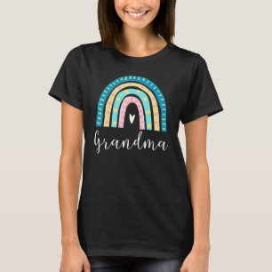 Grandma Rainbow Family Matching Birthday T-Shirt