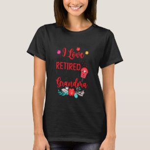 Grandma Retired Postal Worker Retirement Mail Lady T-Shirt