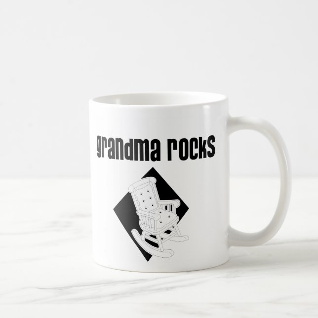 Grandma Rocks Coffee Mug (Right)