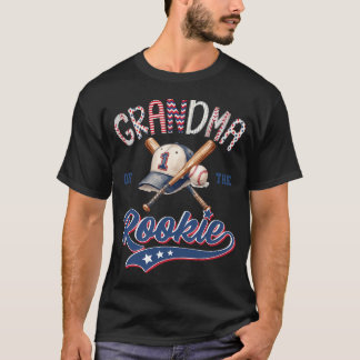 Grandma Rookie Of The Year 1St Birthday Boy T-Shirt