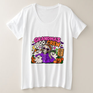 Grandma’s Boo Crew Cute Halloween Grandma Plus Size T-Shirt