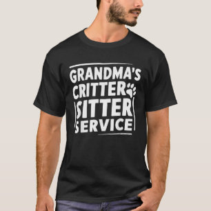 Grandma s Critter Sitter Service Dog Grandma T-Shirt