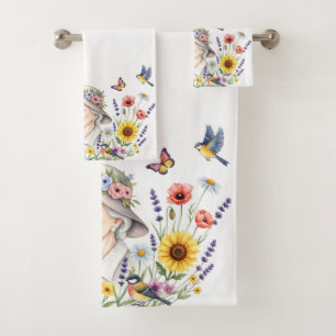 Grandma’s Floral Bath Towel