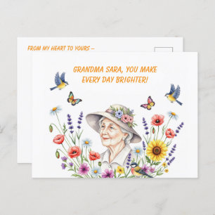 Grandma’s Floral Greeting Card