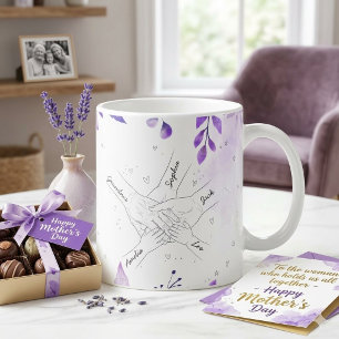 Grandma’s Garden of Love Custom Name Mug