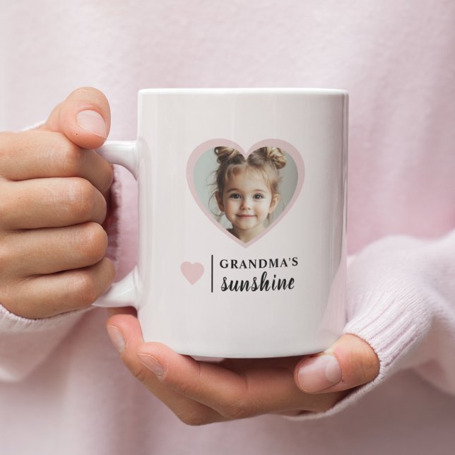 Grandma’s Sunshine Mug – Personalised Pink  (Creator Uploaded)