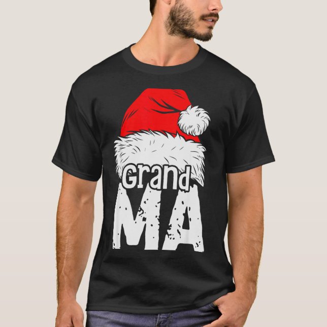 Grandma Santa Christmas Family Matching Pyjamas Xm T-Shirt (Front)