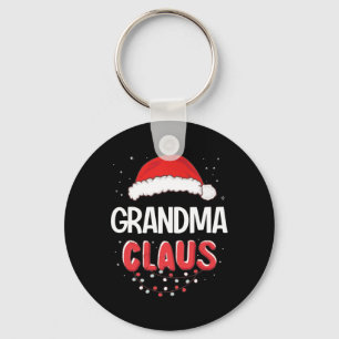 Grandma Santa Claus Christmas Matching Costume  Key Ring