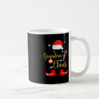 Grandma Santa Claus Fun Family Christmas Pjs for G