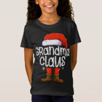 Grandma Santa Claus Matching Christmas Family Grou