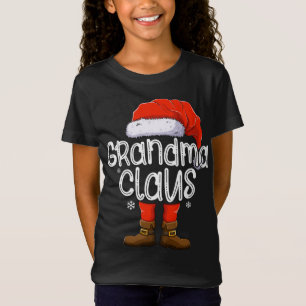 Grandma Santa Claus Matching Christmas Family Grou T-Shirt