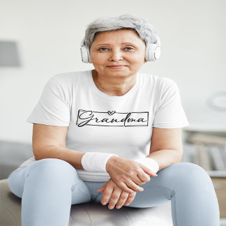 Grandma Script & Heart T-Shirt