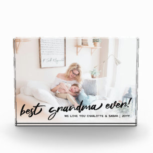 Grandma Script Overlay We Love You Photo Block