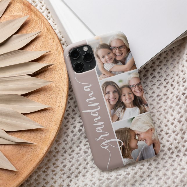 Grandma Script Photo Collage Case-Mate iPhone Case (Creator Uploaded)