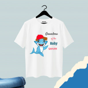 Grandma shark Tri-Blend shirt