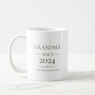 Grandma Since Custom Year Our Greatest Blessing Coffee Mug