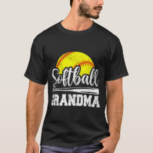 Grandma Softball Player Game Day Mother#39; #39;s  T-Shirt