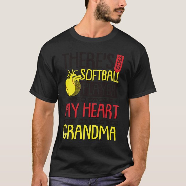 Grandma Softball Quote for Softball Granny T-Shirt (Front)