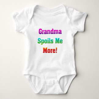 Grandma Spoils Me More Baby Bodysuit
