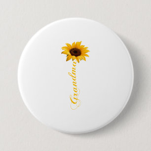Grandma Sunflower T-Shirt GRANDMA - SUNFLOWER 7.5 Cm Round Badge