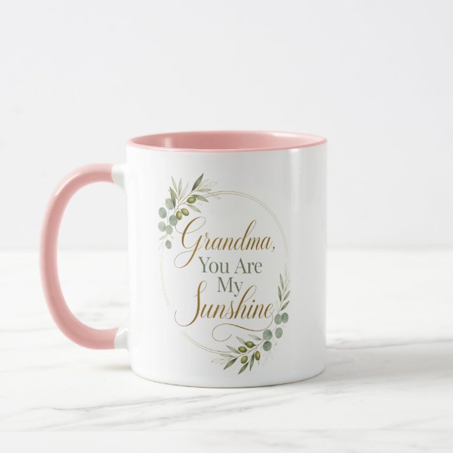 Grandma Sunshine Birthday Mug (Left)