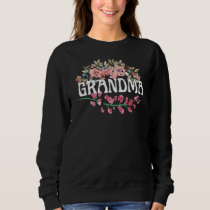 Grandma sweatshirt, grandma sweater, floral sweatshirt