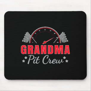 Grandma T Crew Race Car Driver Birthday Party Raci Mouse Pad