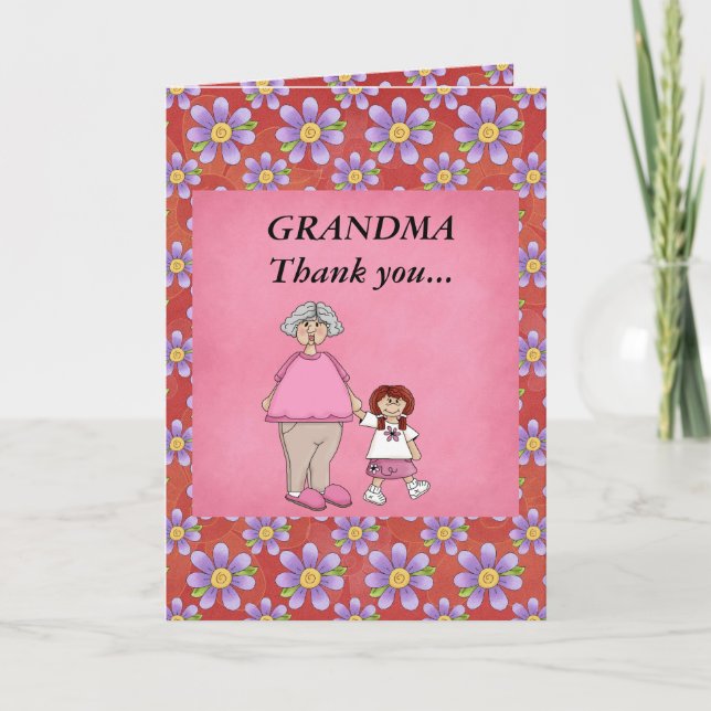 Grandma Thank You Card (Front)