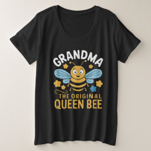 Grandma the Original Queen Bee Plus Size T-Shirt
