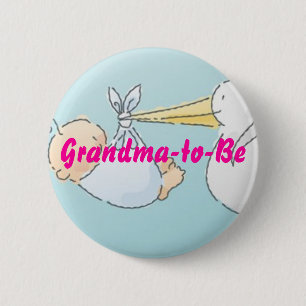 Grandma-to-Be 6 Cm Round Badge