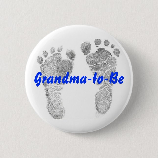 Grandma-to-Be 6 Cm Round Badge (Front)