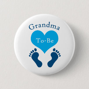 Grandma To-Be 6 Cm Round Badge