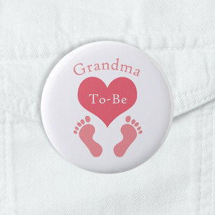 Grandma To-Be 6 Cm Round Badge