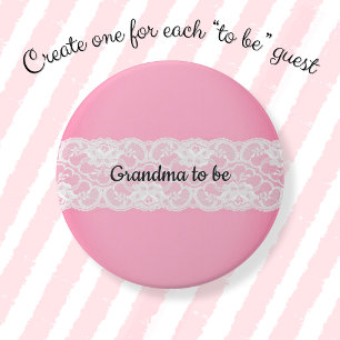 Grandma to be 7.5 cm round badge