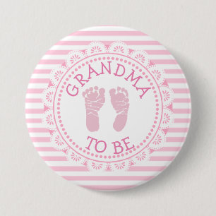 Grandma to Be Baby Shower Button