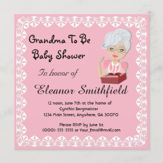 GrandMa To Be Baby Shower Invitation