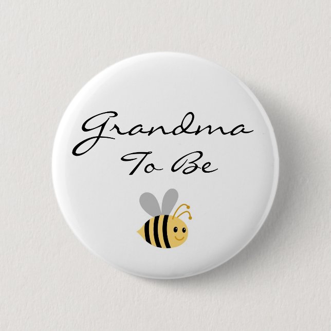 Grandma to Be Bumble Bee Pin (Front)