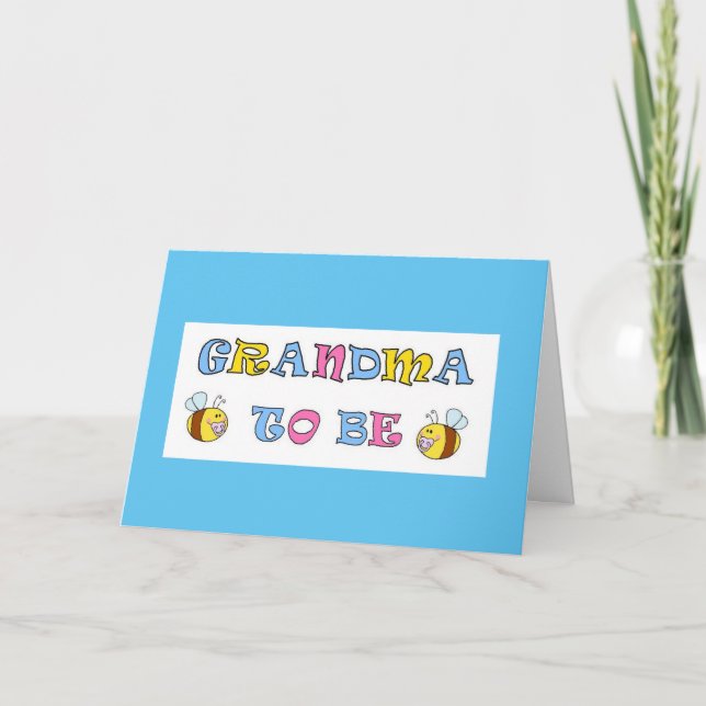 Grandma To Be Card (Front)