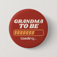 Grandma To Be Loading Custom Red Baby Shower Party