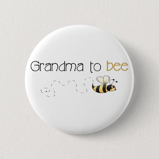 Grandma to Bee Button (Front)