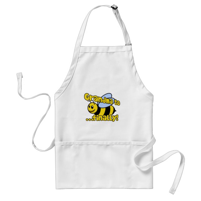 Grandma to BEE Finally! Standard Apron (Front)