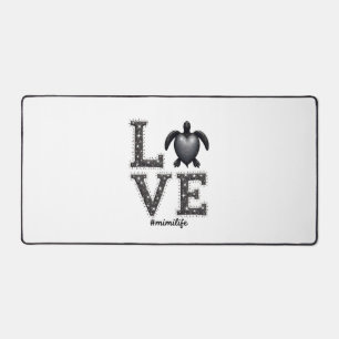 Grandma Turtle - Love Mimi Life Sea Turtle, Mimi T Desk Mat
