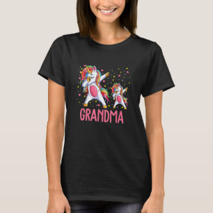 Grandma unicorn mum baby mother's day T-Shirt