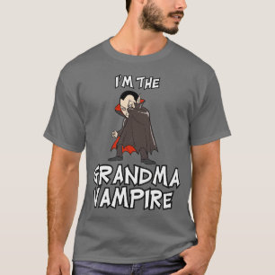 Grandma Vampire Halloween Matching Family Costume T-Shirt