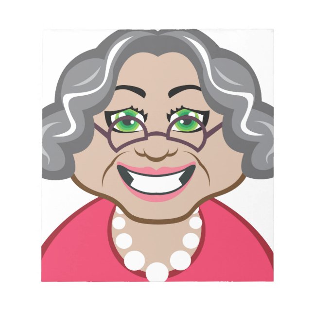 Grandma vector notepad (Front)