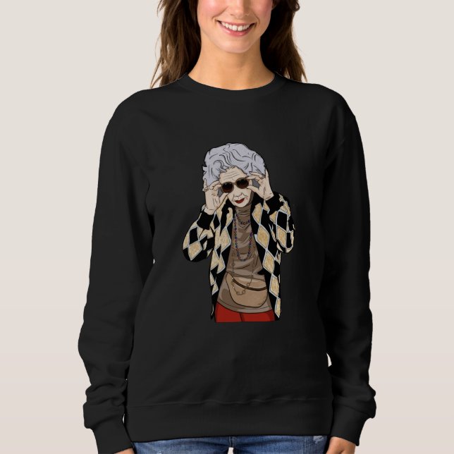 Grandma Yetta from THE NANNY Sweatshirt (Front)