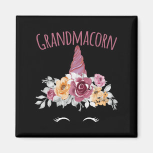 Grandmacorn Unicorn Grandma Premium Magnet