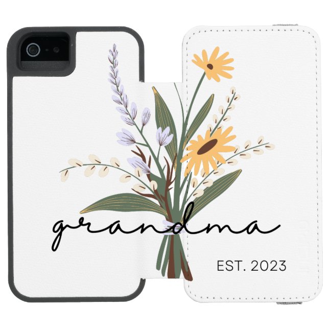 #GrandmaEst.2023iPhone 6 Wallet Case Incipio iPhone Wallet Case (Folio Open)