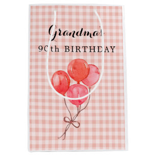 Grandma's 90th Birthday Medium Gift Bag