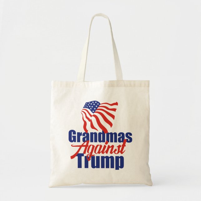 Grandmas Against Trump Political Tote Bag (Front)